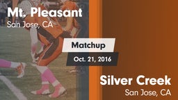 Matchup: Mt. Pleasant High Sc vs. Silver Creek  2016