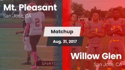 Matchup: Mt. Pleasant High Sc vs. Willow Glen  2017