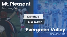 Matchup: Mt. Pleasant High Sc vs. Evergreen Valley  2017