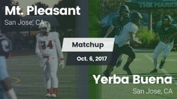 Matchup: Mt. Pleasant High Sc vs. Yerba Buena  2017