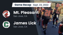 Recap: Mt. Pleasant  vs. James Lick  2022