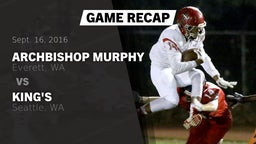 Recap: Archbishop Murphy  vs. King's  2016