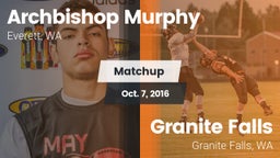 Matchup: Archbishop Murphy vs. Granite Falls  2016
