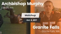 Matchup: Archbishop Murphy vs. Granite Falls  2017