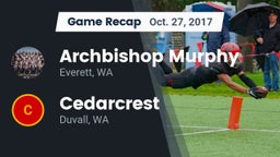 Recap: Archbishop Murphy  vs. Cedarcrest  2017