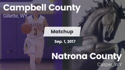 Matchup: Campbell County vs. Natrona County  2017