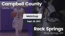 Matchup: Campbell County vs. Rock Springs  2017