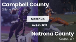 Matchup: Campbell County vs. Natrona County  2018