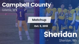 Matchup: Campbell County vs. Sheridan  2018
