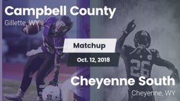 Matchup: Campbell County vs. Cheyenne South  2018