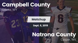 Matchup: Campbell County vs. Natrona County  2019