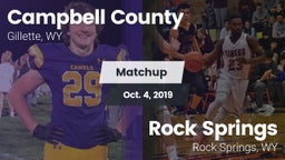 Matchup: Campbell County vs. Rock Springs  2019