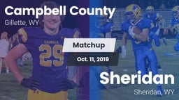 Matchup: Campbell County vs. Sheridan  2019