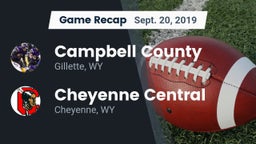 Recap: Campbell County  vs. Cheyenne Central  2019