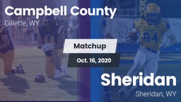 Matchup: Campbell County vs. Sheridan  2020