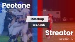 Matchup: Peotone  vs. Streator  2017