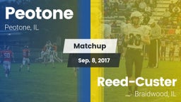 Matchup: Peotone  vs. Reed-Custer  2017