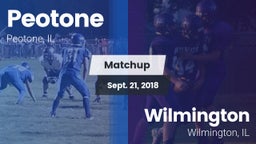 Matchup: Peotone  vs. Wilmington  2018