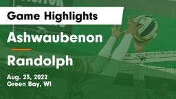 Ashwaubenon  vs Randolph  Game Highlights - Aug. 23, 2022