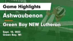 Ashwaubenon  vs Green Bay NEW Lutheran Game Highlights - Sept. 10, 2022