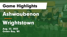 Ashwaubenon  vs Wrightstown  Game Highlights - Aug. 22, 2023