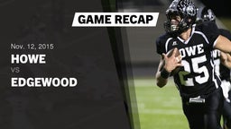 Recap: Howe  vs. Edgewood  2015