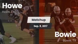 Matchup: Howe  vs. Bowie  2017