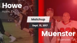Matchup: Howe  vs. Muenster  2017