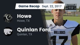 Recap: Howe  vs. Quinlan Ford  2017