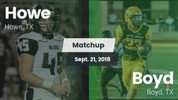 Matchup: Howe  vs. Boyd  2018