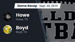 Recap: Howe  vs. Boyd  2019