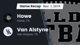 Recap: Howe  vs. Van Alstyne  2019