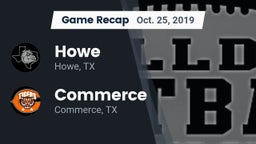 Recap: Howe  vs. Commerce  2019