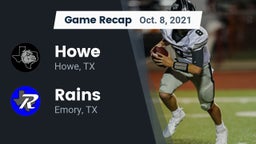 Recap: Howe  vs. Rains  2021