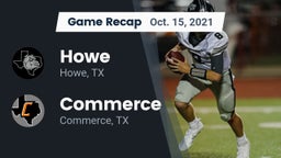 Recap: Howe  vs. Commerce  2021