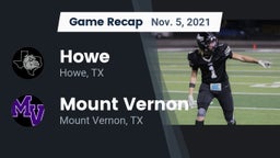 Recap: Howe  vs. Mount Vernon  2021