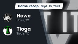 Recap: Howe  vs. Tioga  2023