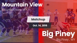 Matchup: Mountain View High vs. Big Piney  2016