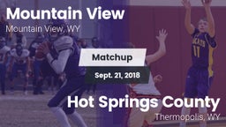Matchup: Mountain View High vs. Hot Springs County  2018