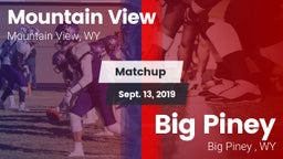 Matchup: Mountain View High vs. Big Piney  2019