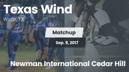 Matchup: Texas Wind vs. Newman International Cedar Hill 2017