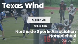Matchup: Texas Wind vs. Northside Sports Association HomeSchool  2017