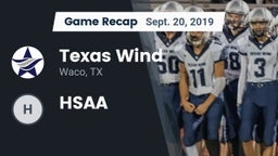 Recap: Texas Wind vs. HSAA 2019