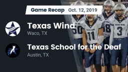 Recap: Texas Wind vs. Texas School for the Deaf  2019