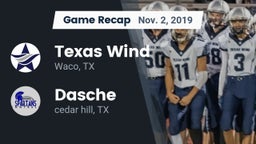 Recap: Texas Wind vs. Dasche 2019