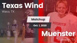 Matchup: Texas Wind vs. Muenster  2020