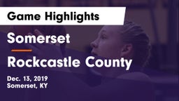 Somerset  vs Rockcastle County  Game Highlights - Dec. 13, 2019