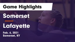 Somerset  vs Lafayette  Game Highlights - Feb. 6, 2021