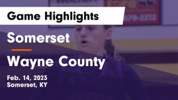 Somerset  vs Wayne County  Game Highlights - Feb. 14, 2023