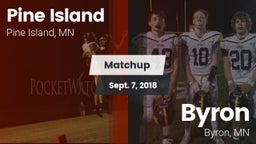 Matchup: Pine Island High vs. Byron  2018